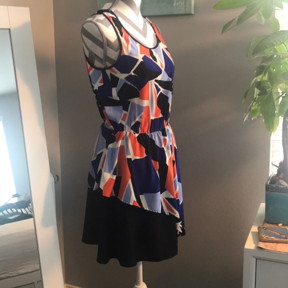 Harlowe And Graham Size Small Color Block Dress - image 2